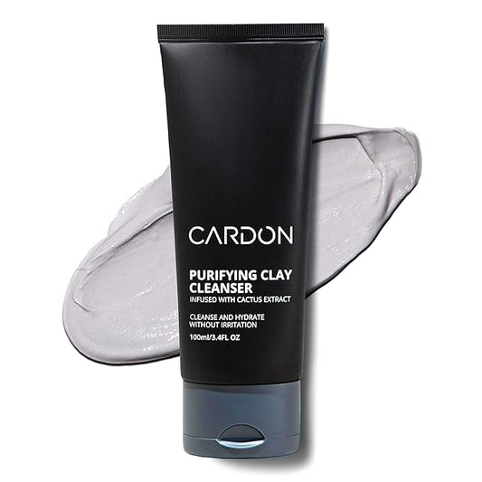 Cardon Men's Deep Pore Cleaning Clay Face Wash, 4x Better Than Charcoal, Oily, Acne-Prone Skin | Korean Premium Skin Care | Remove Face Oil & Dirt, (1 CT)-GlimoraGlow