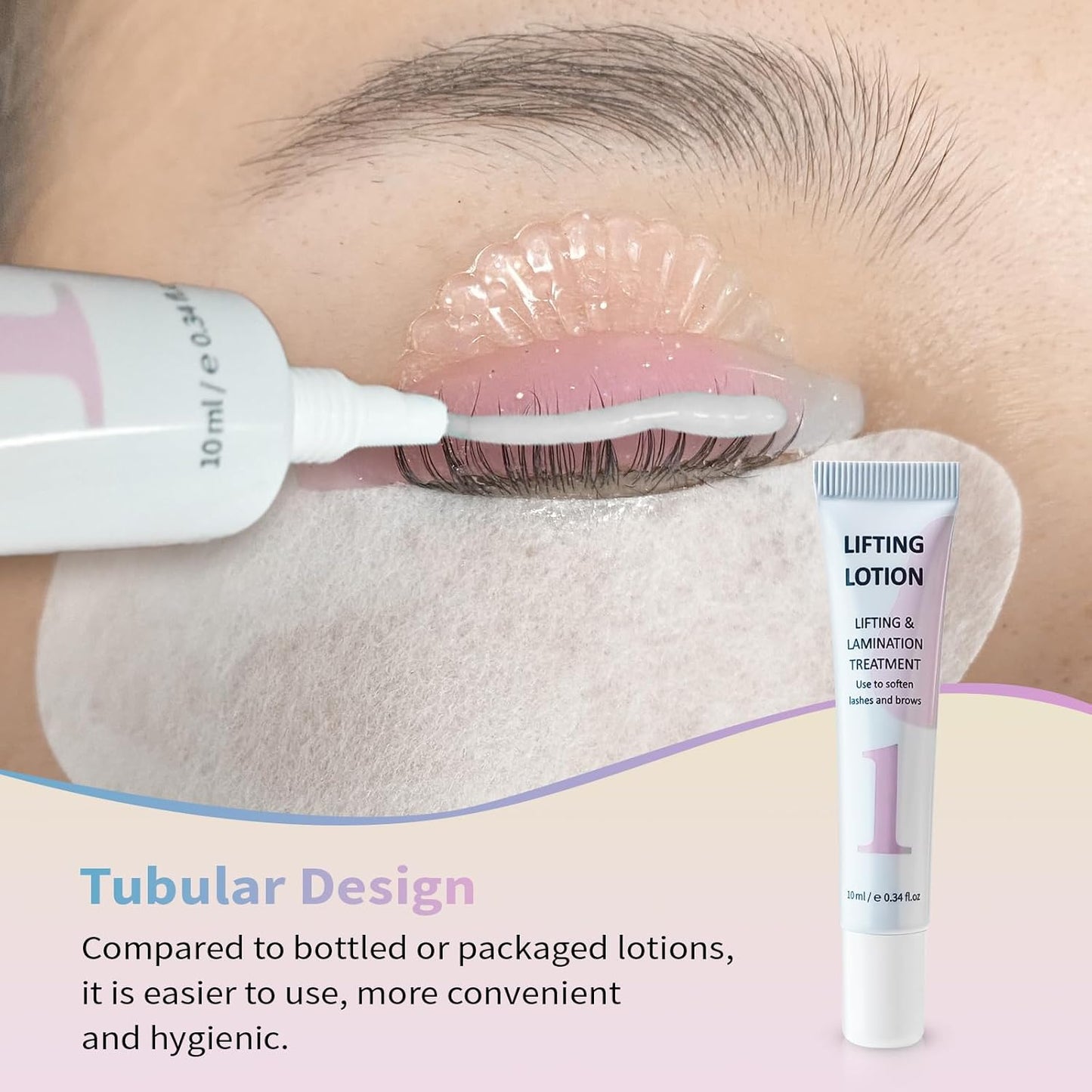 Libeauty Tube Design Lash Lift Kit with Glue Balm, Brow Lamination Kit, Easy to Apply for Salon and Beginner-GlimoraGlow