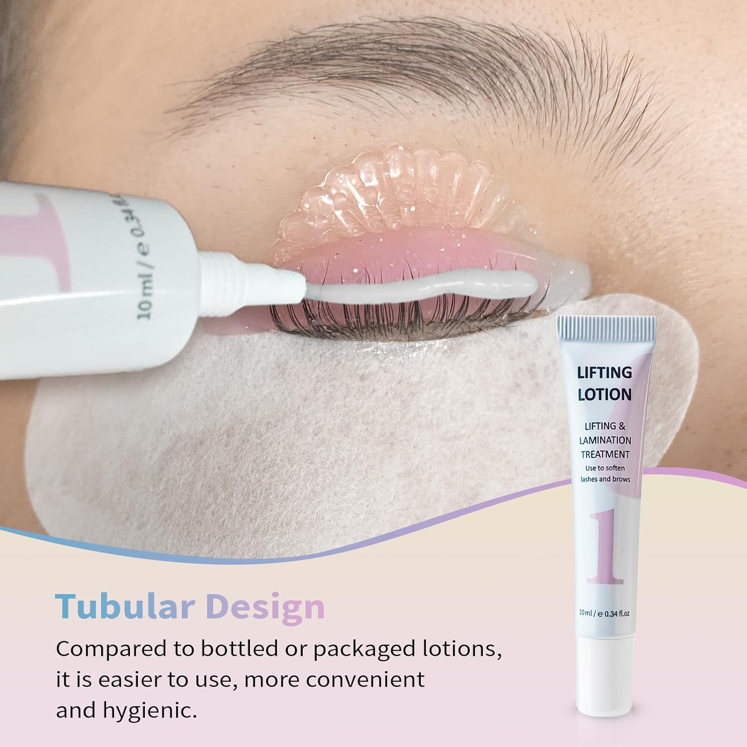 Libeauty Tube Design Lash Lift Kit with Glue Balm, Brow Lamination Kit, Easy to Apply for Salon and Beginner-GlimoraGlow