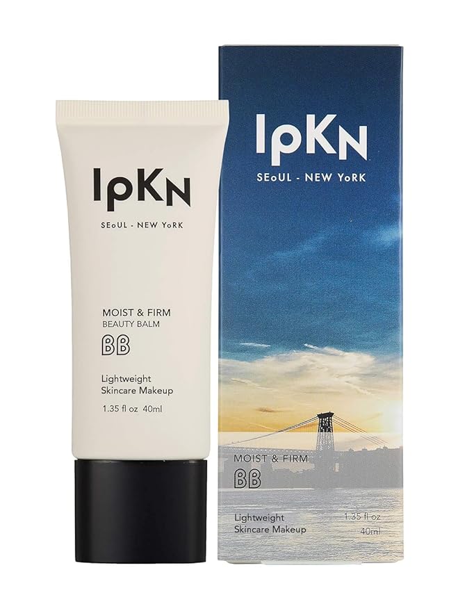 IPKN Moist & Firm BB Cream - Ultra-Hydrating Daily BB Cream with or without SPF40 - Lightweight, Non-Greasy Face Base with Antioxidants for Smooth, Radiant Skin-GlimoraGlow