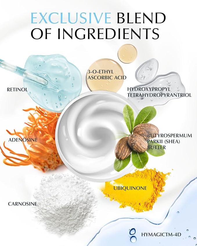 EnaSkin Retinol Cream for Wrinkles: Face Neck Collagen Cream for Tightening Skin - Anti Aging Facial Moisturizer Day and Night for Women and Men 1.7 Fl OZ-GlimoraGlow