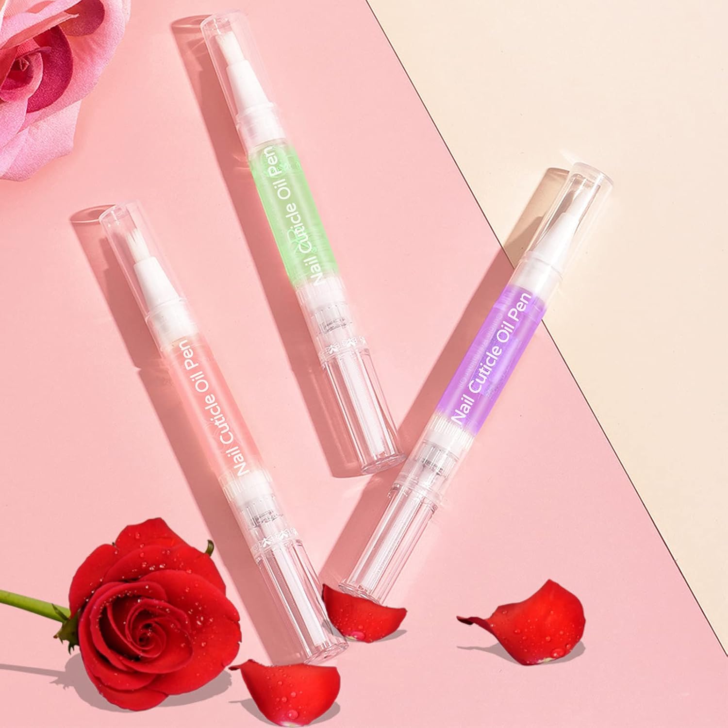 14Pcs Nail Cuticle Oils Nail Nutrition Oil Pen Nail Nourishment Pens 14 Smell Cuticle Revitalizer for Agnail Nourish Skin Nail Care (14pcs)-GlimoraGlow