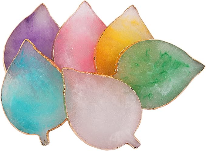 1 Piece Nail Art Palette Nail Polish Palette Mixing Palette Makeup Plate Nail Plate for Nail Art Nail Tip Holder Nail Art Display (gray leaf)-GlimoraGlow