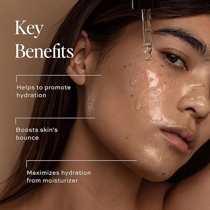 DIME Beauty Hyaluronic Acid Serum, Ultra Hydrating Face Serum with Pure Hyaluronic Acid, 1 oz / 30 ml-GlimoraGlow