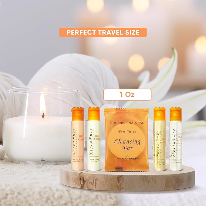 Terra Pure Wild Citrus | 1 oz. Liquids and 1 oz. Bar Soaps | 1-Shoppe All-In-Kit-GlimoraGlow