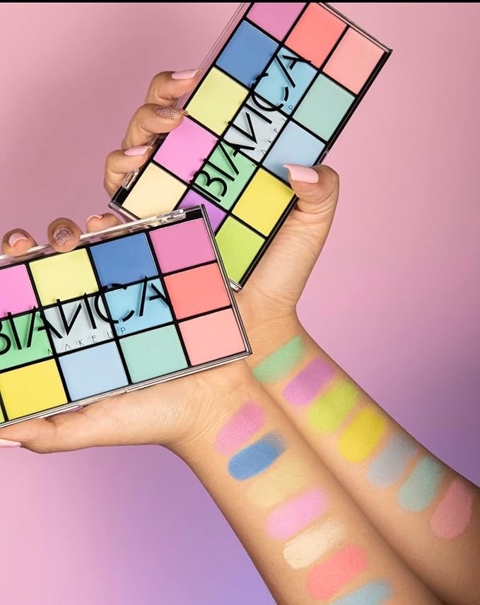 15 Colors Eyeshadow Palette | Versatile Range for Unlimited Eye Looks. (Pastel)-GlimoraGlow