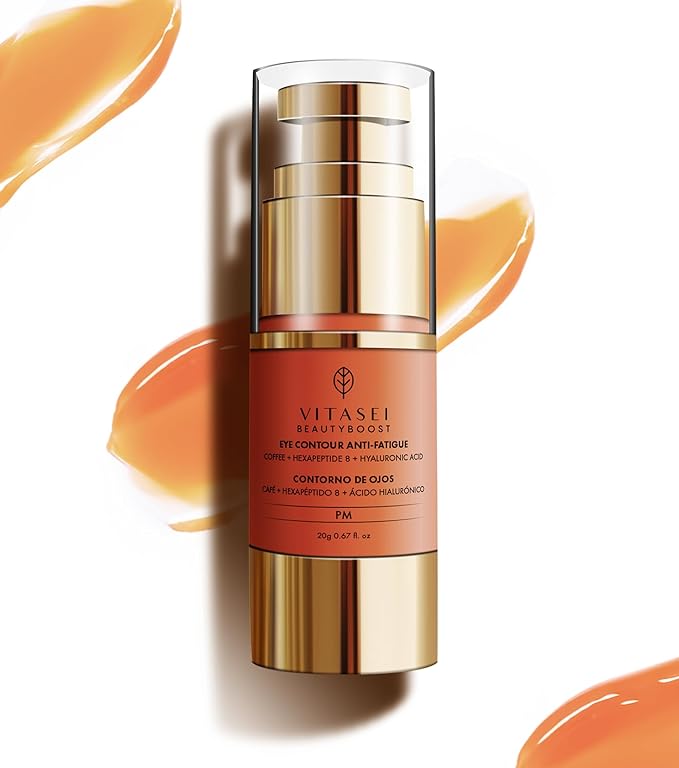 Moisturizing Night Serum w/Hyaluronic Acid, Cucumber, Grape & Coffee Extract for Dark Circles, Puffiness & Bags - Under Eye Hydration Serum for Women & Men (0.67 Fl Oz)-GlimoraGlow