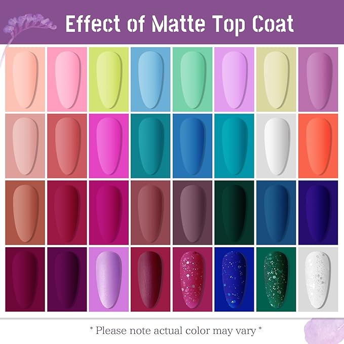 JODSONE 32+4 Pcs Gel Nail Polish Kit Soak Off Gel Polish Set Glitter Gel Nail Kit Nail Art Salon DIY at Home Manicure Kit-GlimoraGlow