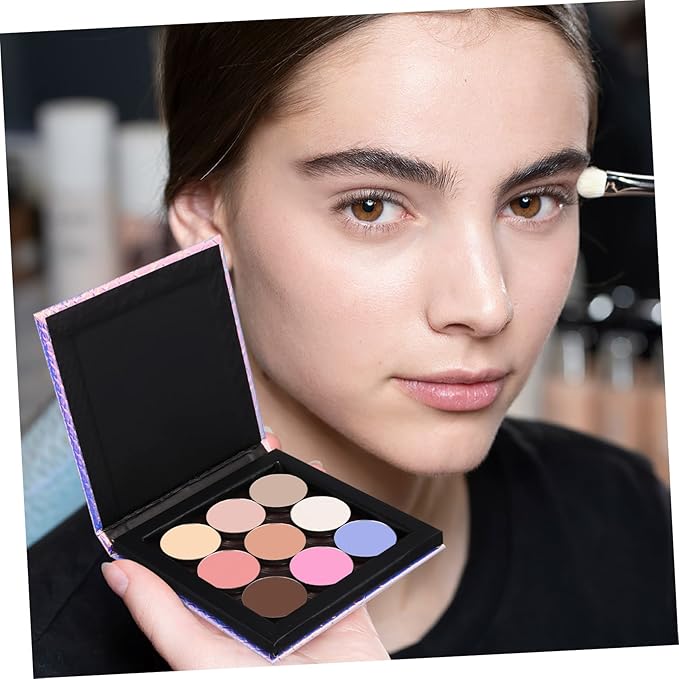 1 Set Empty Makeup Tray Magnetic Makeup Pan Magnetic Palette Empty Cosmetics Palette Empty Eyeshadow Holder Make up Palette Paper Eye Shadow Travel Blush Powder-GlimoraGlow