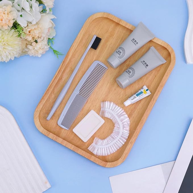 Hygiene Kit, Hygiene Kit Bulk, Travel Hygiene Kit With Toothbrush, Toothpaste, Comb, Shampoo, Shower Gel, Shower Cap And Soap, Individually Packed, Suitable For Hotel, Home, Travel (25 sets)-GlimoraGlow