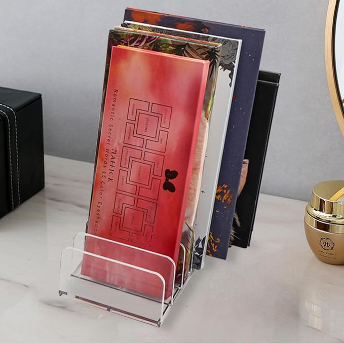 2 Pack Makeup Organizer, Compact Makeup Palette Organize, for Bathroom Countertops, Vanities, Cabinets, Sleek Modern Cosmetics Storage Solution for - Eyeshadow Palettes, Contour Kits, Blush-GlimoraGlow