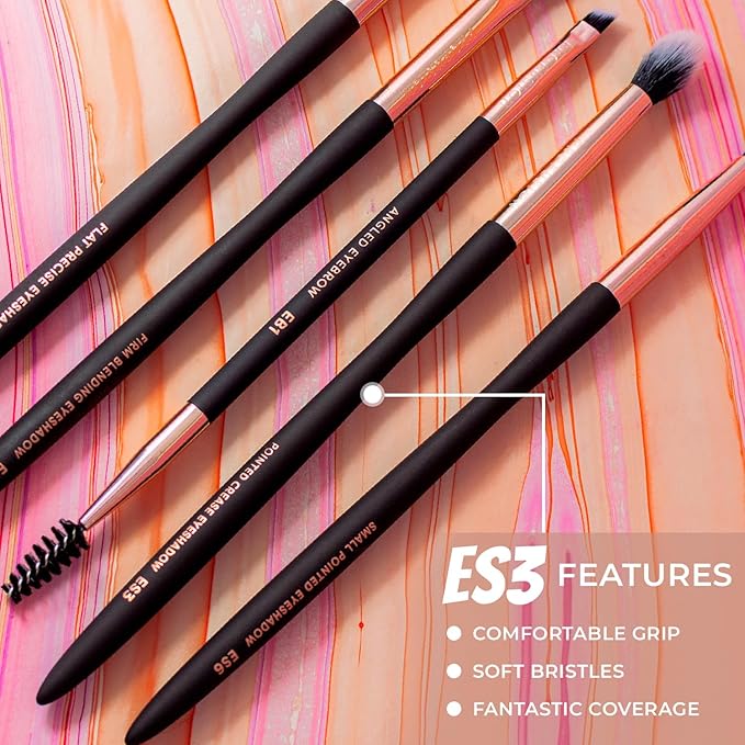 Profusion Cosmetics Pointed Crease Eyeshadow Brush Soft Synthetic Eyeshadow Blending For small Crease Eyebrow Long Lasting smudge Flawless Makeup Look-GlimoraGlow