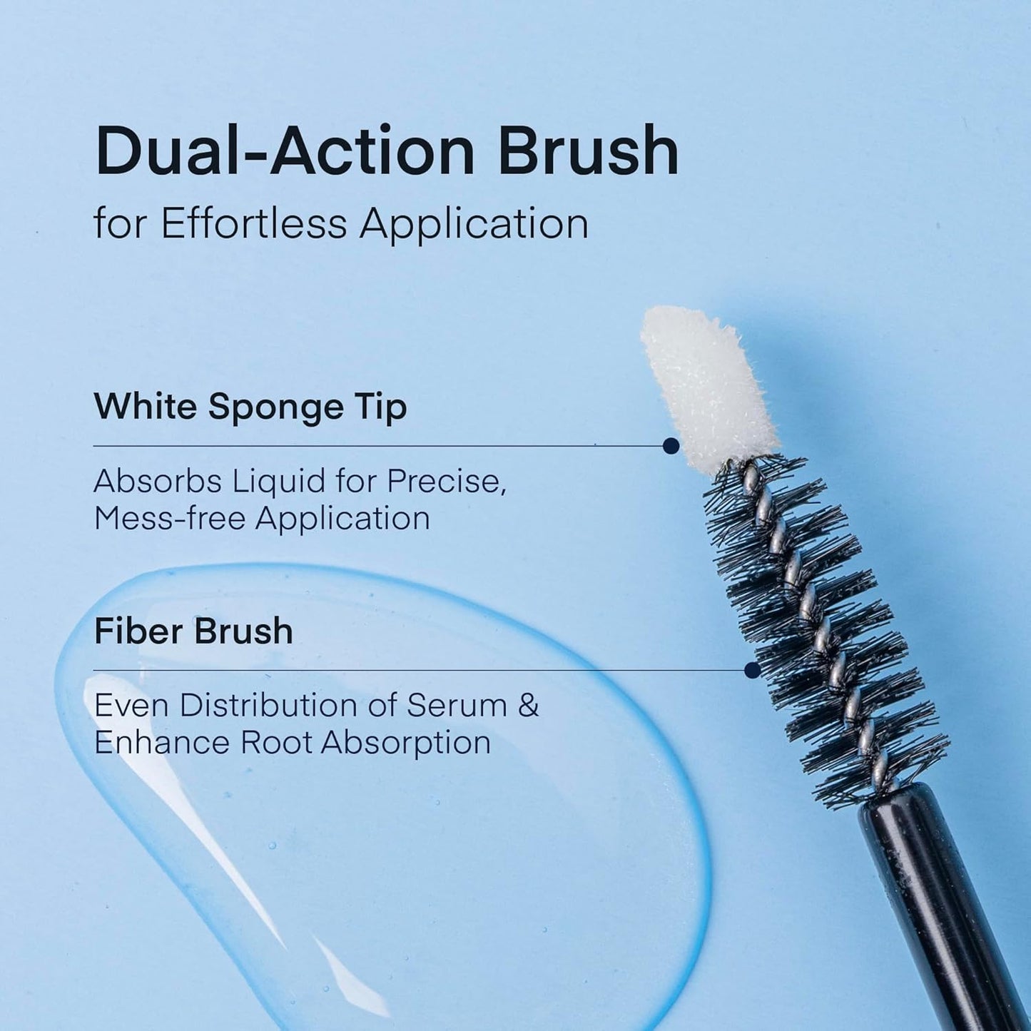 Natural Eyelash Serum with Eyebrow Serum Set - Boost Eyelash Growth Enhancer for Longer, Thicker, Fuller-Looking Lashes and Brows - Gentle & Effective Formular [3 mL + 5mL]-GlimoraGlow