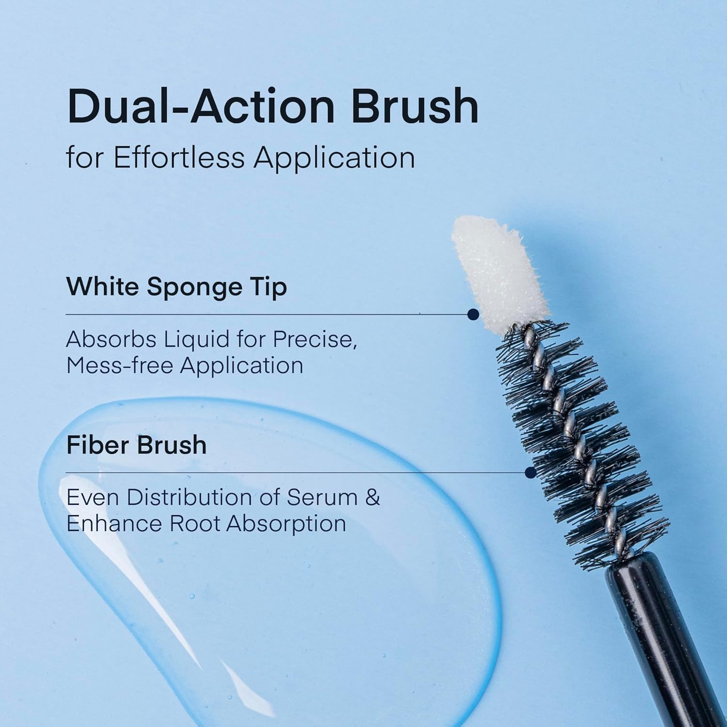 Natural Eyelash Serum with Eyebrow Serum Set - Boost Eyelash Growth Enhancer for Longer, Thicker, Fuller-Looking Lashes and Brows - Gentle & Effective Formular [3 mL + 5mL]-GlimoraGlow