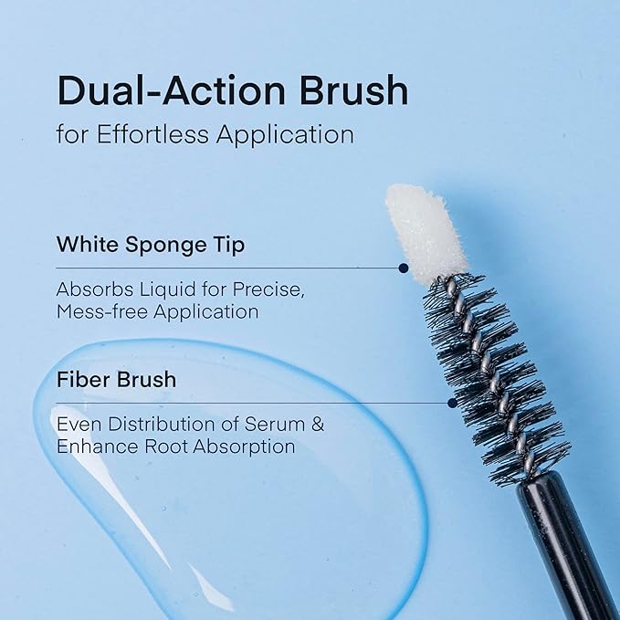 Eyebrow Growth Serum - Natural Eyebrow Serum and Enhancer for Thicker Brows and Grow Bows Faster, Longer, Fuller - 5mL-GlimoraGlow