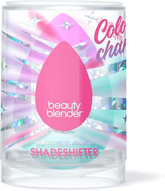 Beautyblender® | Wave Color Changing Blender Makeup Sponge | Blend Liquid Foundations, Powders and Creams | Streak Free Application | Vegan, Cruelty Free | Made in USA-GlimoraGlow