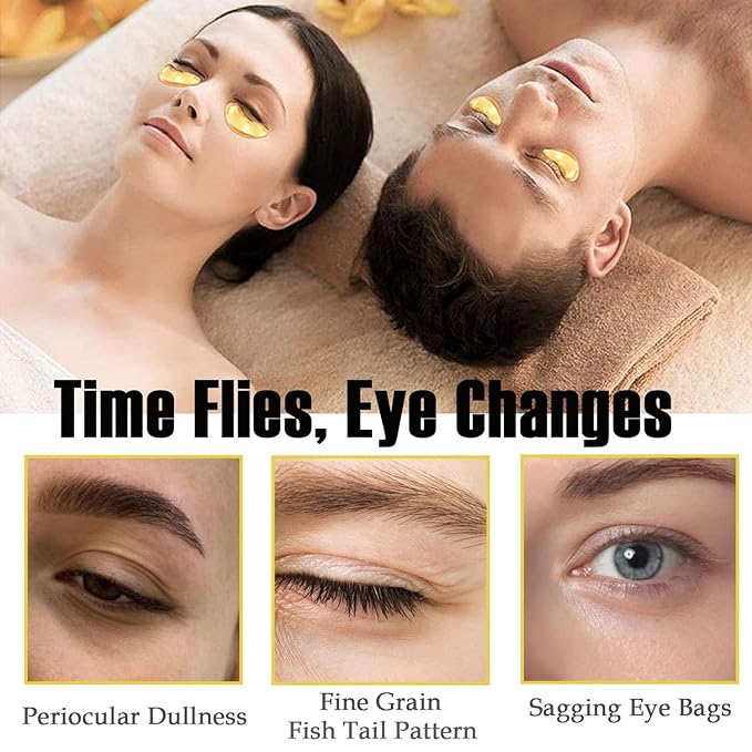 20 Pieces Lip Masks&24K Gold Under Eye Masks,Crystal Collagen Gel Eye Masks,Moisturizing Cherry Blossom Lip Patches Skin Care,Reducing Fine Lines & Dark Circle for Puffy Eyes,Birthday for Women-GlimoraGlow