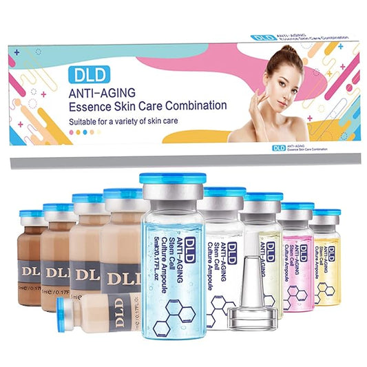 BB Facial Glow Starter Kit Facial Pigment Serum Treatment Kit,Anti-Aging Serum Pigments Set for Micro-needling Skin Treatment 10 Vials 5ml Hyaluronic Acid Ampoule foundation Essence Skin-GlimoraGlow