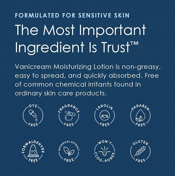 Vanicream Moisturizing Lotion with Pump Dispenser - 16 Fl Oz (Pack of 12) - Formulated Without Common Irritants for Those with Sensitive Skin (Pack of 12)-GlimoraGlow