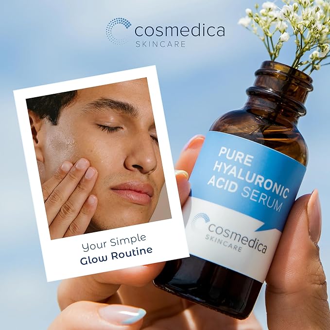 Cosmedica Skincare Hyaluronic Acid Serum, 1 Fl. Oz-GlimoraGlow