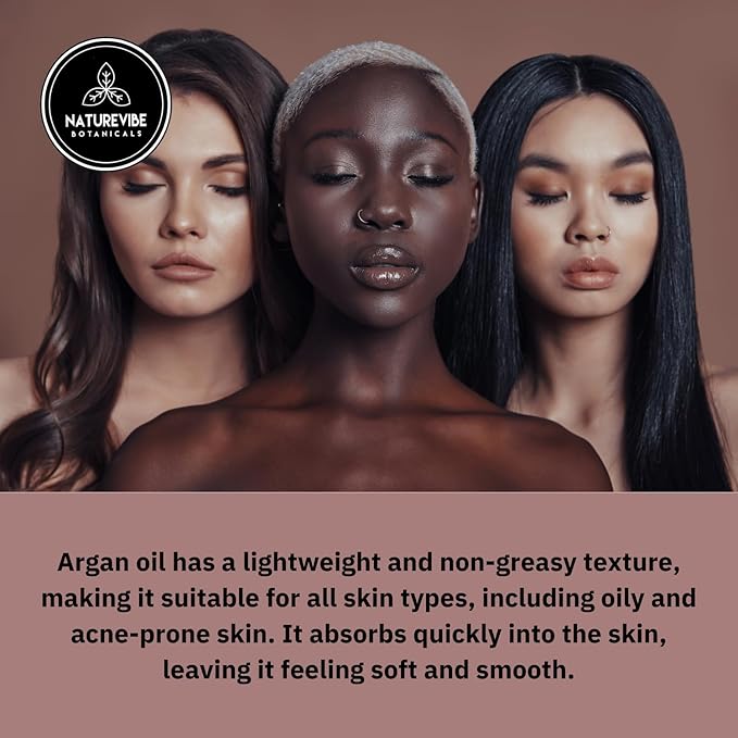 Naturevibe Botanicals Argan Oil 32 Ounces | 100% Pure and Natural | Great for Skin Care and Hair Care-GlimoraGlow