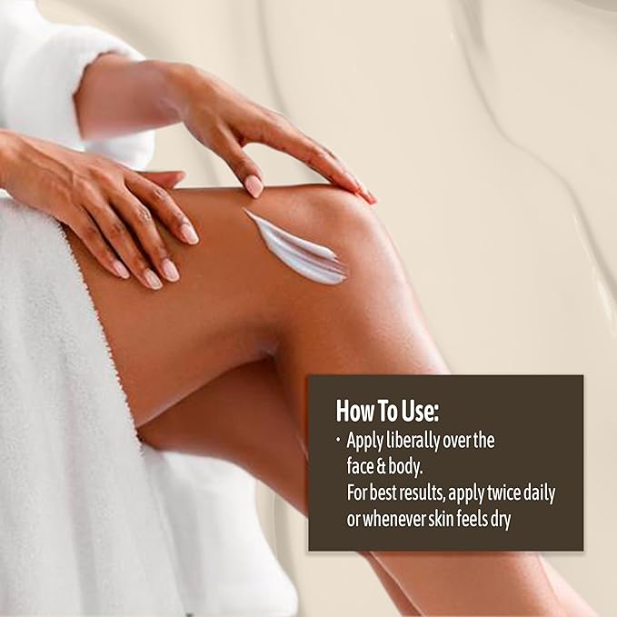 NATURE WELL Hydrate & Soften Coconut Oil Moisturizing Cream for Face, Body, & Hands, Non-Greasy, Intense Hydration & Luxurious Feel, Revives Dry & Sensitive Skin, Superfood for Your Skin, 16 Oz-GlimoraGlow