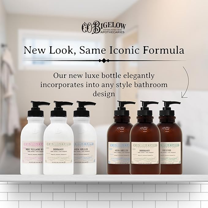 C.O. Bigelow Bergamot Body Lotion, Iconic Collection Moisturizing Body Lotion with Shea Butter, Borage Oil & Grapeseed Oil, 10.5 Fl Oz-GlimoraGlow