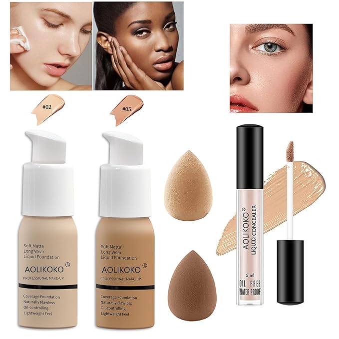 12-Color Pro Makeup Kit for Women - Eyeshadow, Foundation, Lipstick, Blush, Brushes, Eyeliner Stamp-GlimoraGlow