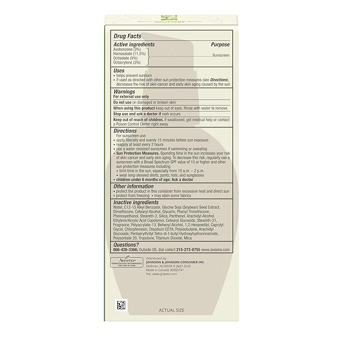 Aveeno Skincare Bundle, Positively Radiant Daily SPF 15 Facial Sunscreen Moisturizer + Soy, 4 fl. oz, & Travel Size Daily Moisturizing Cream for Body, Face, & Hands, 0.8 oz, Two Pack, 2 Items-GlimoraGlow