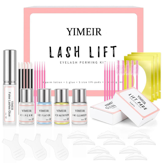 Lash Lift Kit Eyelash Perm Kit,Premium Home Lash Lifting Kit with Whole Tools,Lash Lifts,Lash Curling,Suitable for Salon(Upgraded Version)-GlimoraGlow