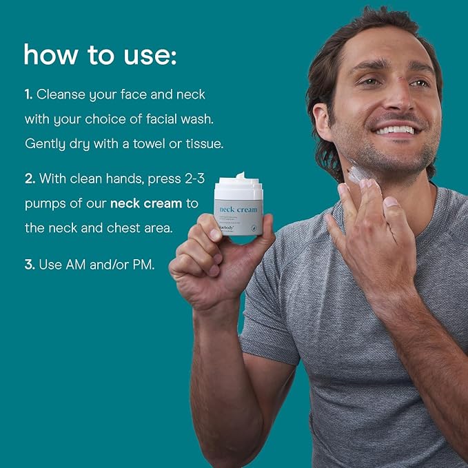 Baebody Firming Neck Cream with AHAs, CoQ10, Glycolic Acid, Green Tea for Sagging Skin, Fine Lines, Wrinkles, 1.7 Fl Oz-GlimoraGlow