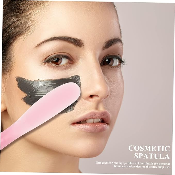 10pcs Tool Stick Makeup Spatula Cosmetic Plate Mixer Cosmetic Mixer Silicone Stirring Tools Beauty Spatula Makeup Plate Spatula Makeup Mixing Tool Makeup Mixer Tool-GlimoraGlow