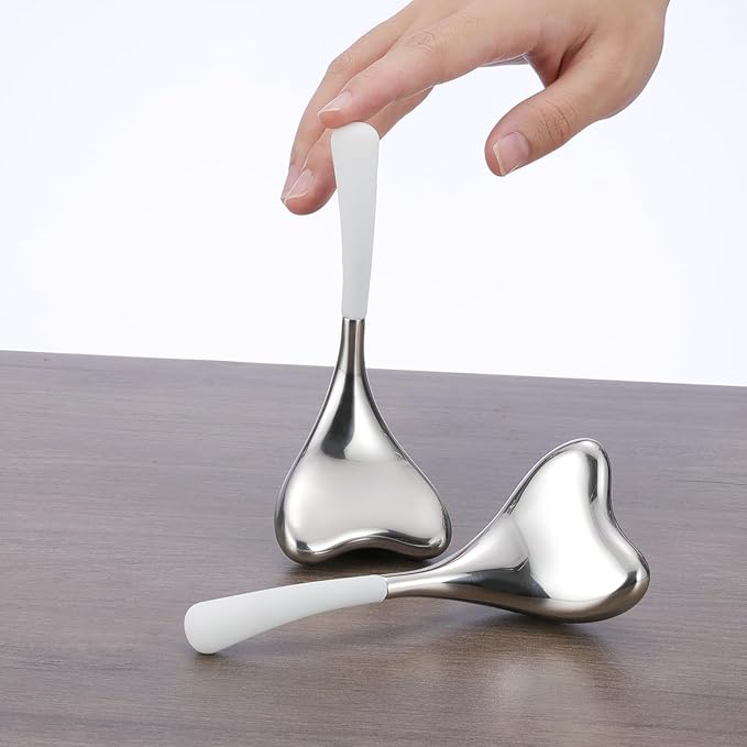 2-in-1 Gua Sha Cryo Sticks, Facial Skin Care Tools for Women Face and Eyes Massage, Unbreakable Stainless Steel Esthetician Supplies, Cooling Spa Ice Globes Roller with Carry Case-GlimoraGlow