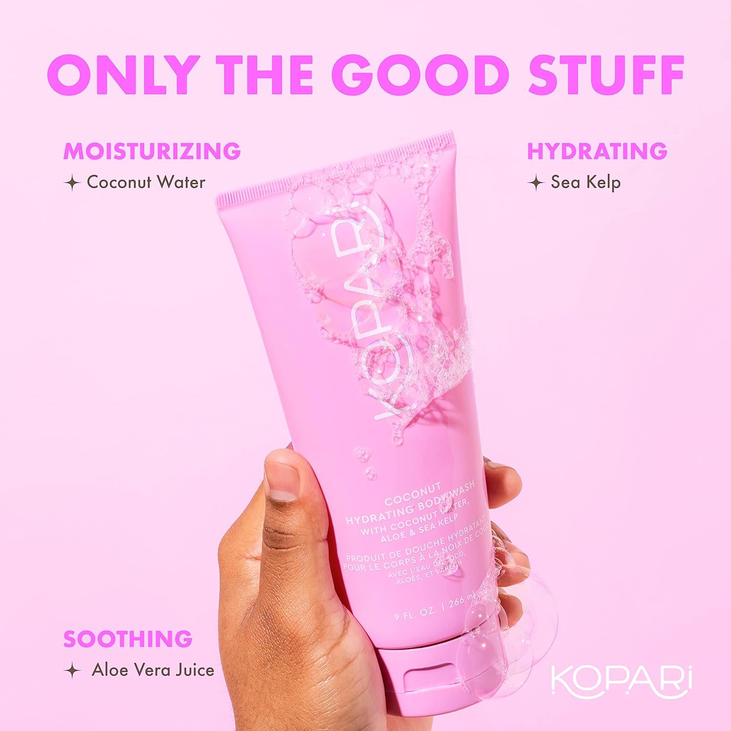 Kopari Hydrating Body Wash - Non-Toxic, Paraben Free, Gluten Free & Cruelty Free - Made with Organic Coconut Oil - 9 oz 2 Pack-GlimoraGlow