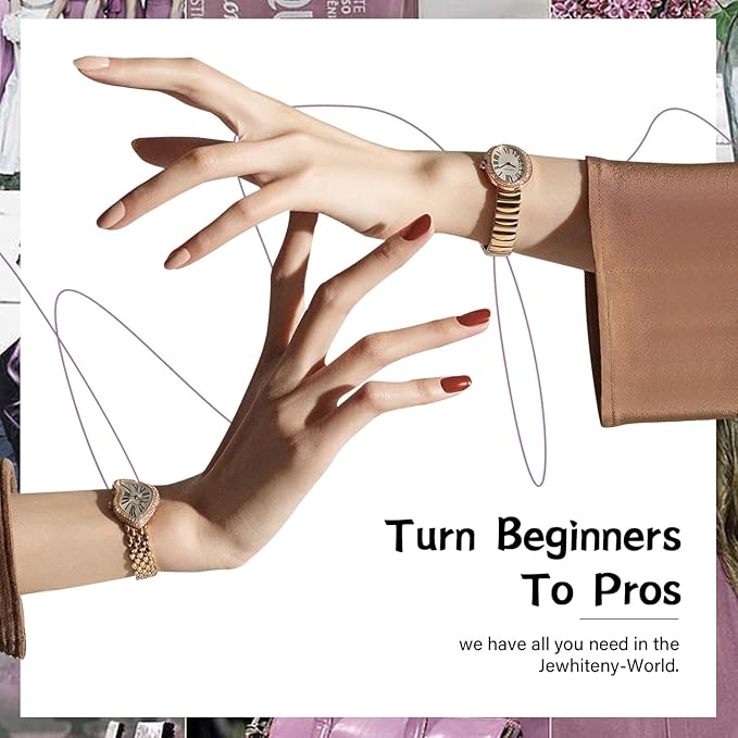 JEWHITENY 27 Colors Nail Polish Kit with U V Light, U V LED Nail Dryer Lamp Curing Gel Nail Polish Set Popular Gel Polish Set DIY at Home, Nail Manicure Tools-GlimoraGlow