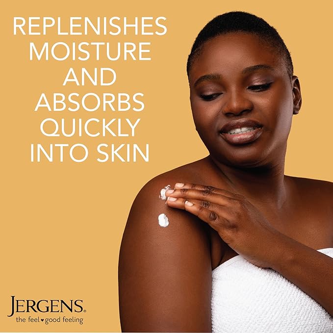 Jergens Skin Firming Body Lotion for Dry to Extra Dry Skin, Skin Tightening Cream with Collagen and Elastin, Hydralucence Blend Formula, 16.8 oz-GlimoraGlow