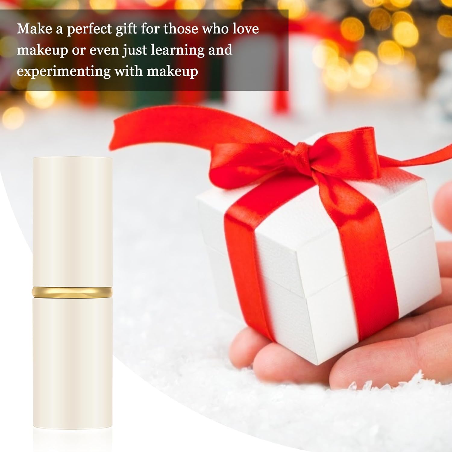 Falliny Retractable Kabuki Makeup Brush, Travel Powder Blush Brush Foundation Makeup Brush with Cover for Blush, Sunscreen,Bronzer, Buffing, Concealer,Highlighter, Powder Cosmetics-GlimoraGlow