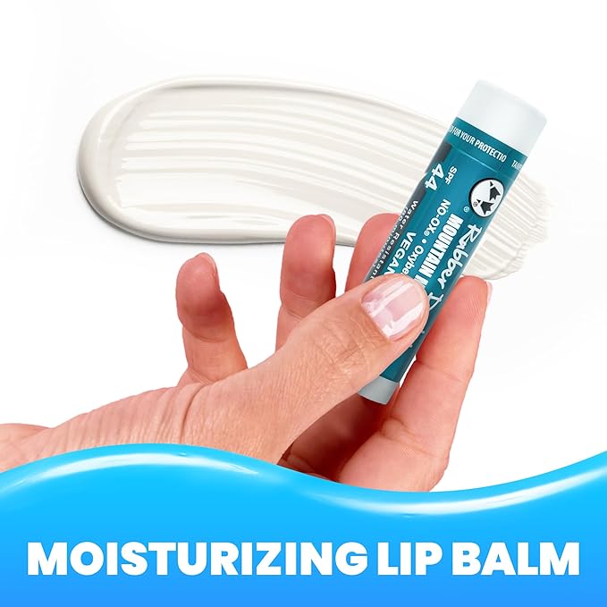 Rubber Ducky | Lip Sunscreen, Lip Balm with SPF 44, Waterproof Sunscreen Lip Balm | Vegan, Untinted, Mint Flavor, with Vitamin E | All Season - Broad Spectrum Sunscreen for Lips-GlimoraGlow