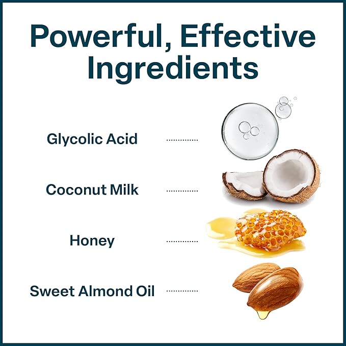 QRxLabs Glycolic Acid Face Wash – Gentle Exfoliating Gel Cleanser for Smoother Looking Skin – Helps Improve Texture & Hydration – Ideal for Blemish-Prone Skin and Ingrown Hairs – 6 oz-GlimoraGlow