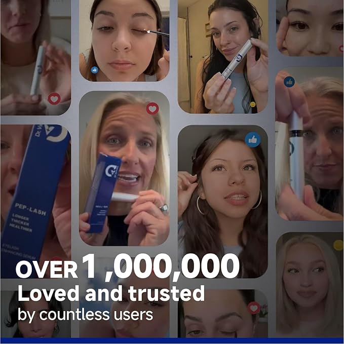 Lash Serum for Eyelash Growth – Eyelash Growth Serum Advanced Peptide Formula with 2.3× Absorption for Fuller, Thicker & Longer Lashes – Vegan & Cruelty-Free, Clinically Tested – 5ml-GlimoraGlow