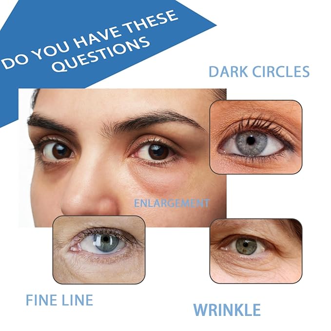 Peptide Depuffing Eye Serum, Himeye Peptide Eye Serum, Men's Caffeine Eye Serum, Men's Collagen Anti-Aging Eye Cream for Wrinkles, 0.5 Ounce (Pack of 2)-GlimoraGlow