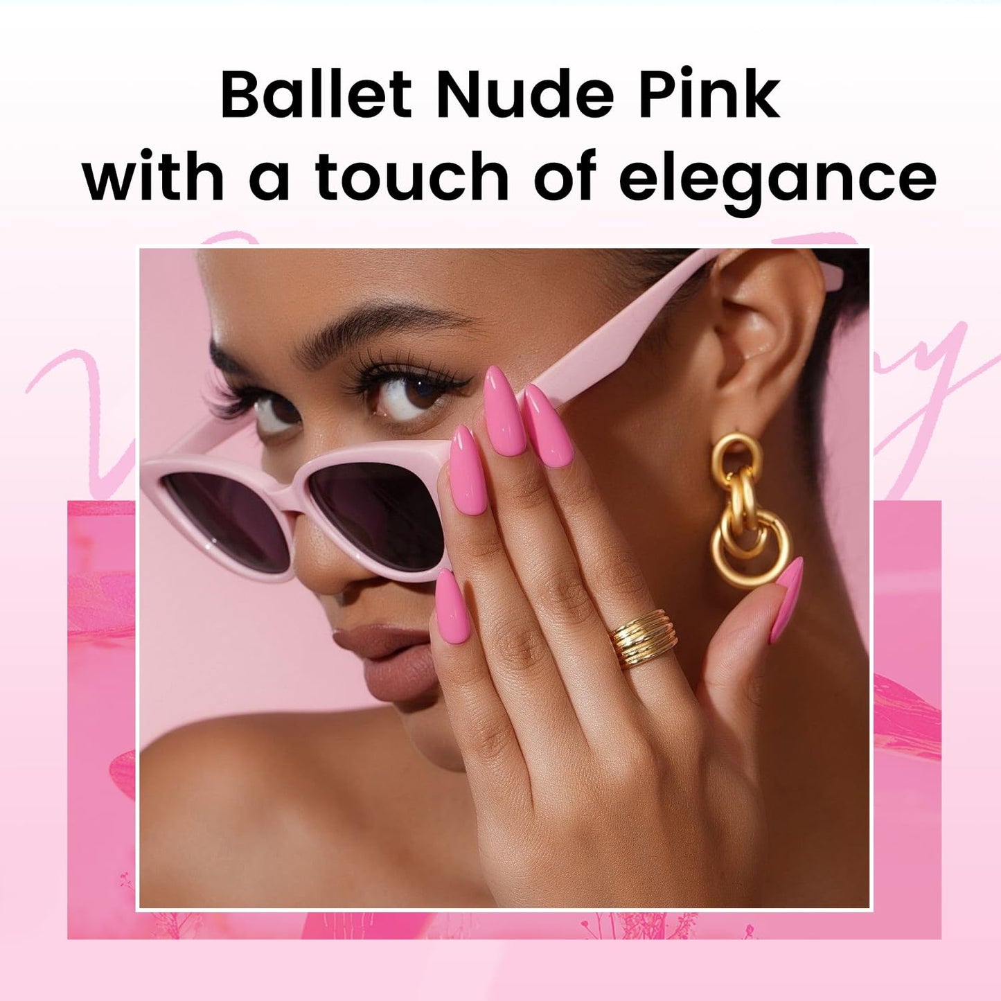 JODSONE 12 PCS Gel Nail Polish Base Coat and Top Coat Red Pink High Gloss Fashion Women Gifts-GlimoraGlow