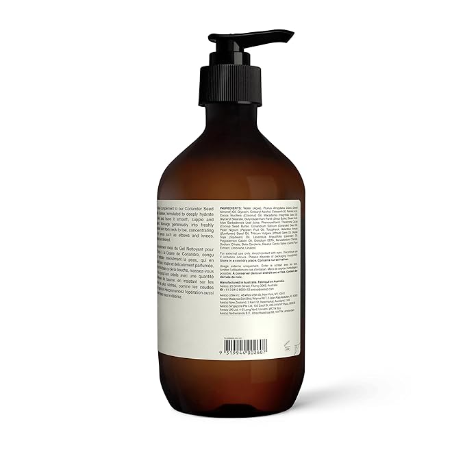 Aesop Resolute Hydrating Body Balm | Supple, Smooth Skin | Emollient Rich With Shea Butter, Wheat Germ Oil and Sweet Almond Oil | 16.9 oz / 500mL-GlimoraGlow