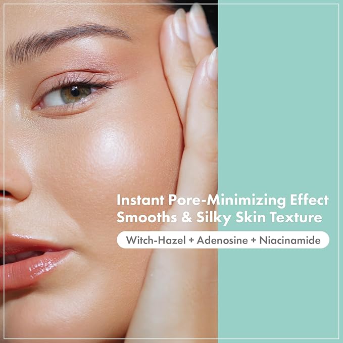 Pore Tightening Serum, Instantly Reduces Pores, Smooths Skin & Strengthens Barrier, Formulated With Niacinamide & Allantoin, Pore Minimizer For Face, Korean Skin Care, 30ml, 1.01 fl. oz.-GlimoraGlow