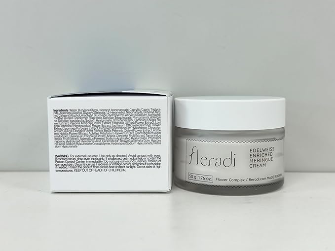 Edelweiss Face Cream for Women and Men – Korean Night Moisturizer with 30% Edelweiss Extract (Natural Power), Deep Hydration for Dry Skin (Advanced Barrier Care)-GlimoraGlow