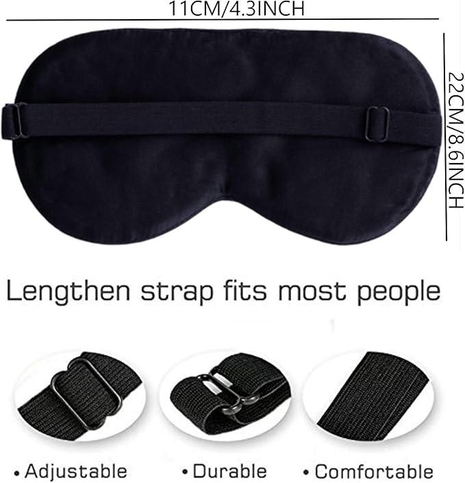 100% Pure Silk Eye Mask Sleep Eye Mask Eye Cover Eyeshade Sleeping Eye Mask Printed Colors (#11)-GlimoraGlow