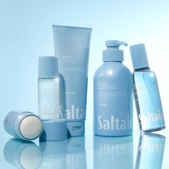 Saltair Body Lotion - 2 Pack Moisturizing Lotion For Dry Skin. Seascape Scented Hydrating Body Cream with Nourishing Moisturizer Formula. Skin Care for Women and Men. 2x 10oz Tubes-GlimoraGlow