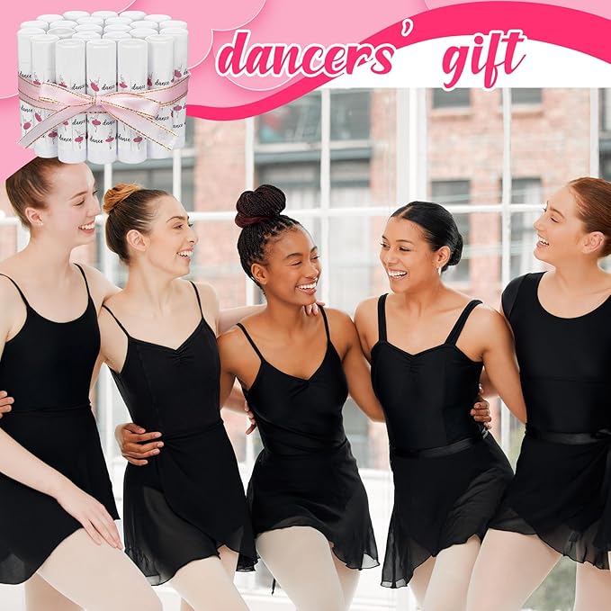 12 Pack Dance Theme Ballet Lip Balms Bulk Moisturizing Lip Balms Back To School Gift Ballet Gifts Lip Balm Christmas Thanksgiving Day Dance Party Thanks Gift for Dancer Girl Woman-GlimoraGlow