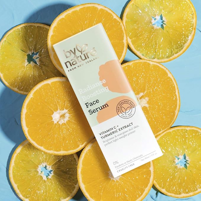 By Nature Radiance Boosting Face Serum With Vitamin C + Turmeric Extract-GlimoraGlow