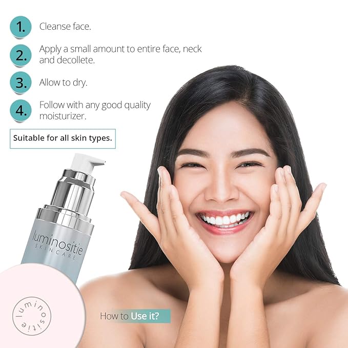 Under Eye Brightener Serum for Puffy Eyes & Dark Circles - Hydrating, Anti Aging, Under Eye Serum - Fast Absorption & Lightweight Finish-GlimoraGlow